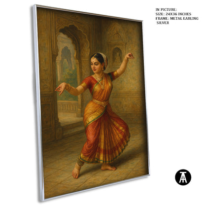 Artwork in Metal Earling Silver Frame