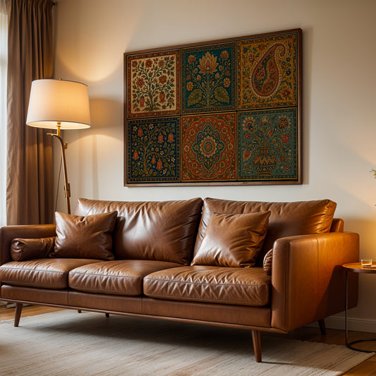 Heritage Indian Painting in a Lifestyle Setting