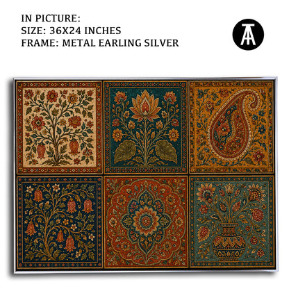 Artwork in Metal Earling Silver Frame