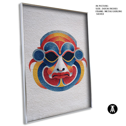 Artwork in Metal Earling Silver Frame