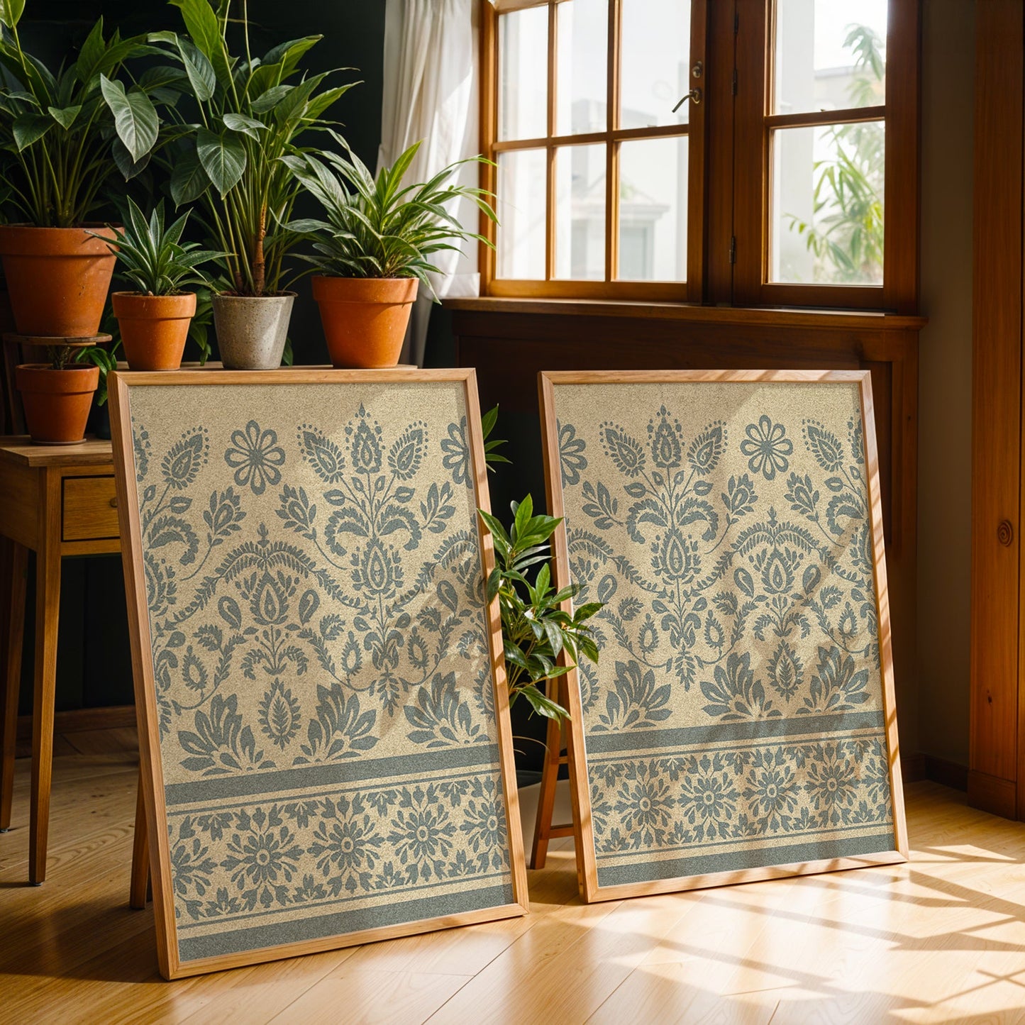 Heritage Indian Painting in a Lifestyle Setting