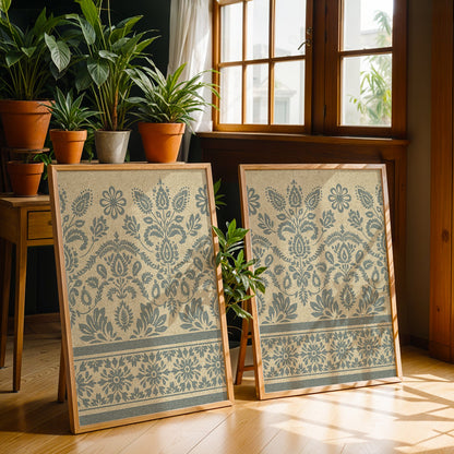 Heritage Indian Painting in a Lifestyle Setting