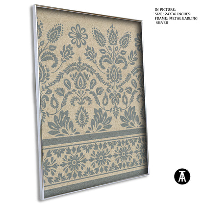 Artwork in Metal Earling Silver Frame