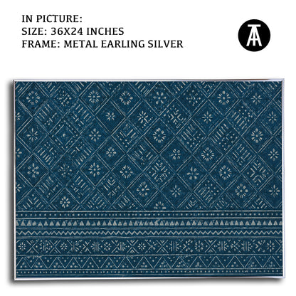 Artwork in Metal Earling Silver Frame