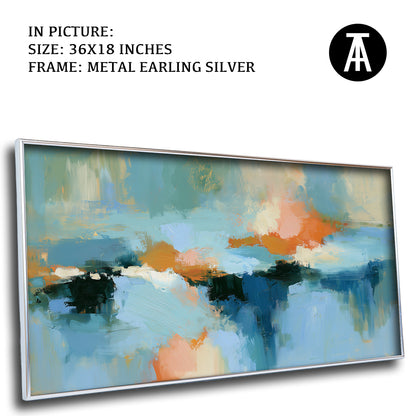 Artwork in Metal Earling Silver Frame
