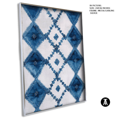 Artwork in Metal Earling Silver Frame