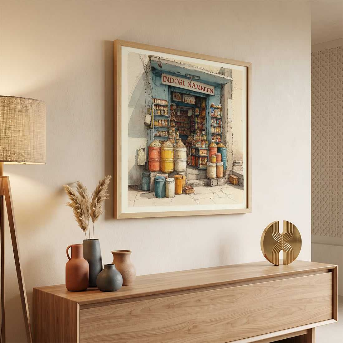 Indian Art in a Lifestyle Setting