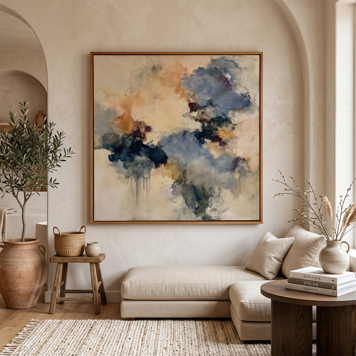Abstract Art in a Lifestyle Setting