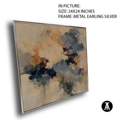 Artwork in Metal Earling Silver Frame