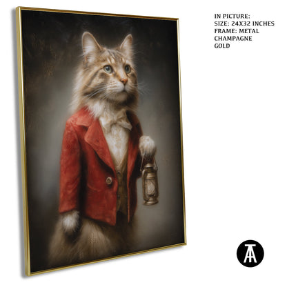 Artwork in Metal Champagne Gold Frame