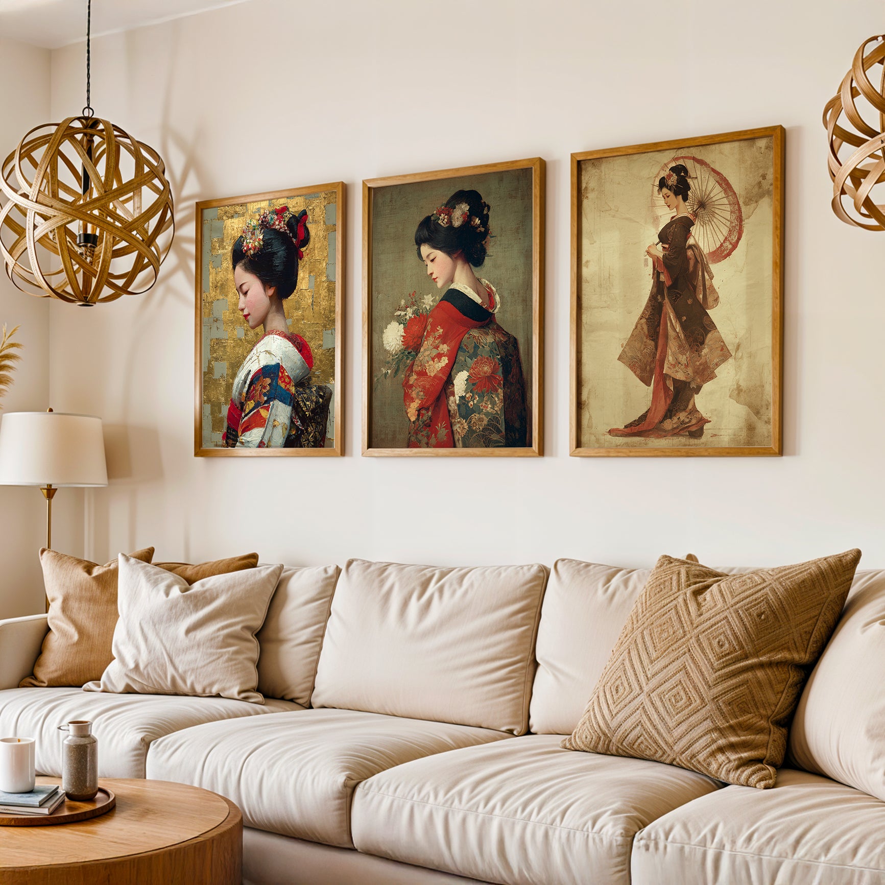 Gallery Wall Set in Lifestyle Setting