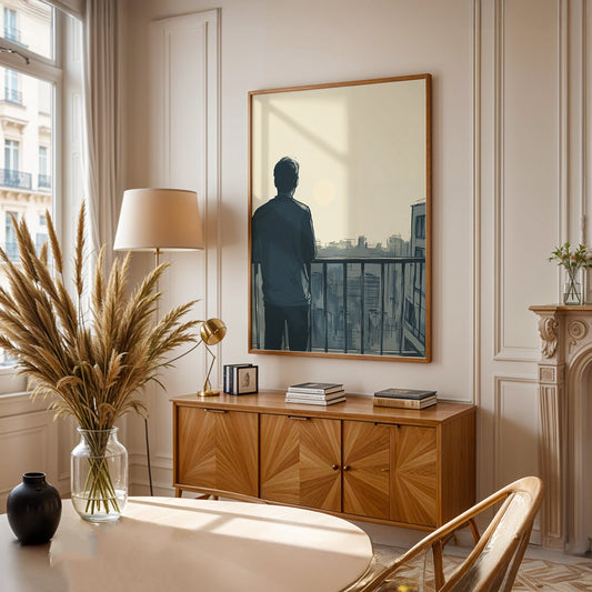 Minimalist Painting in a Lifestyle Setting