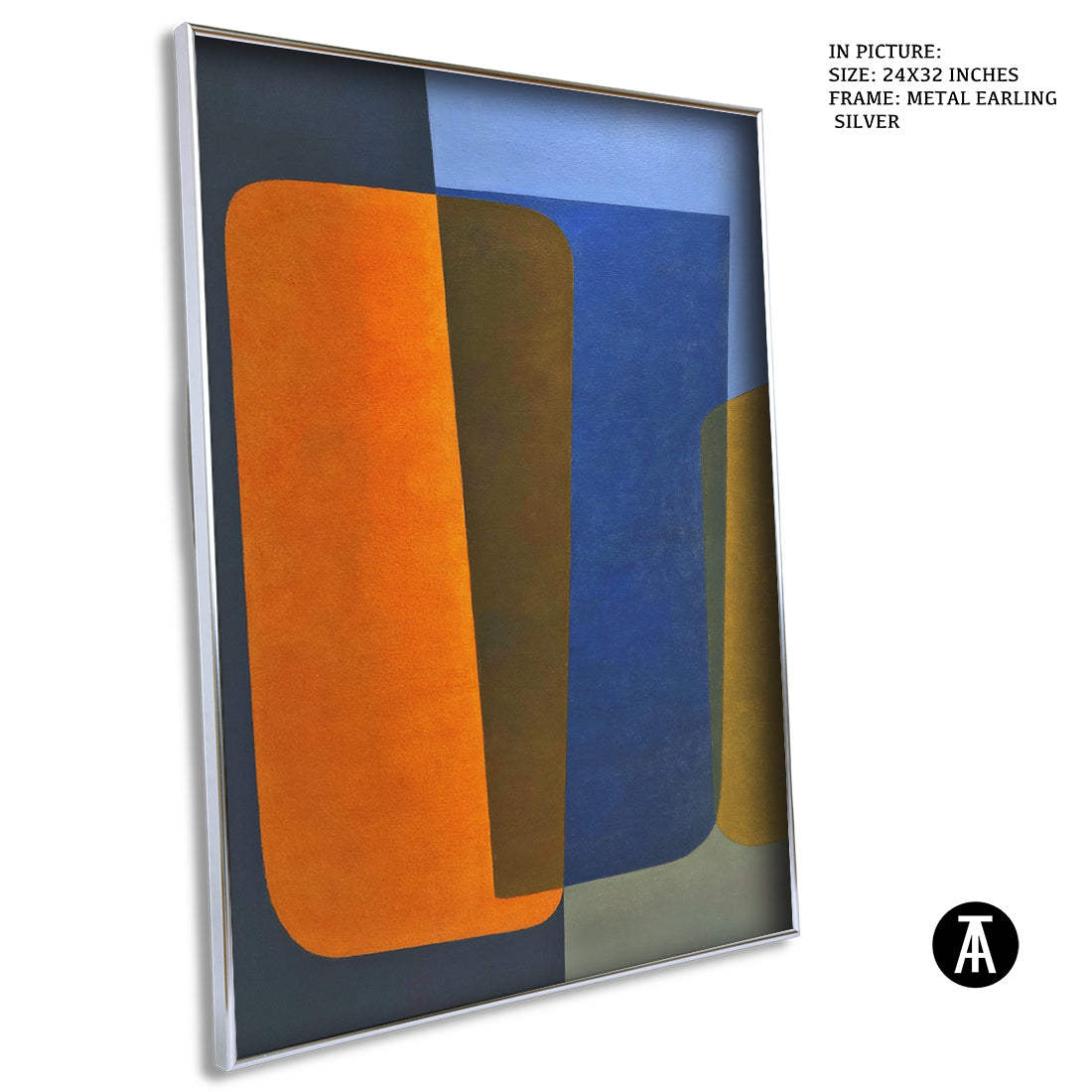 Artwork in Metal Earling Silver Frame