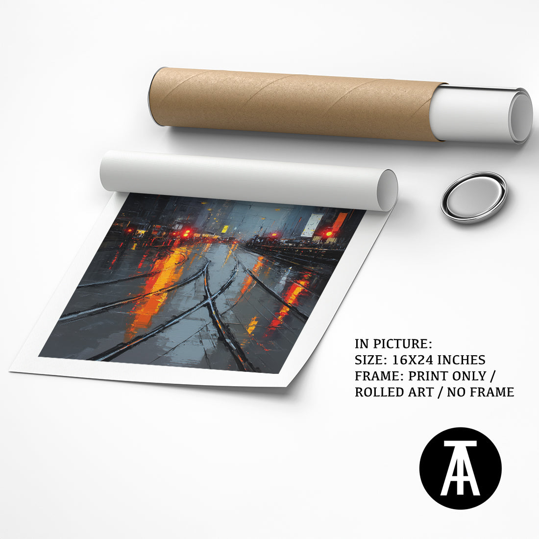 Artwork as Print Only / Rolled Art