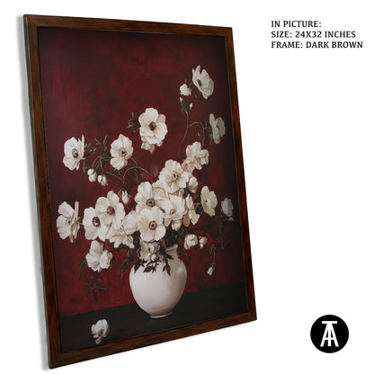 Sample Artwork in Dark Brown Frame