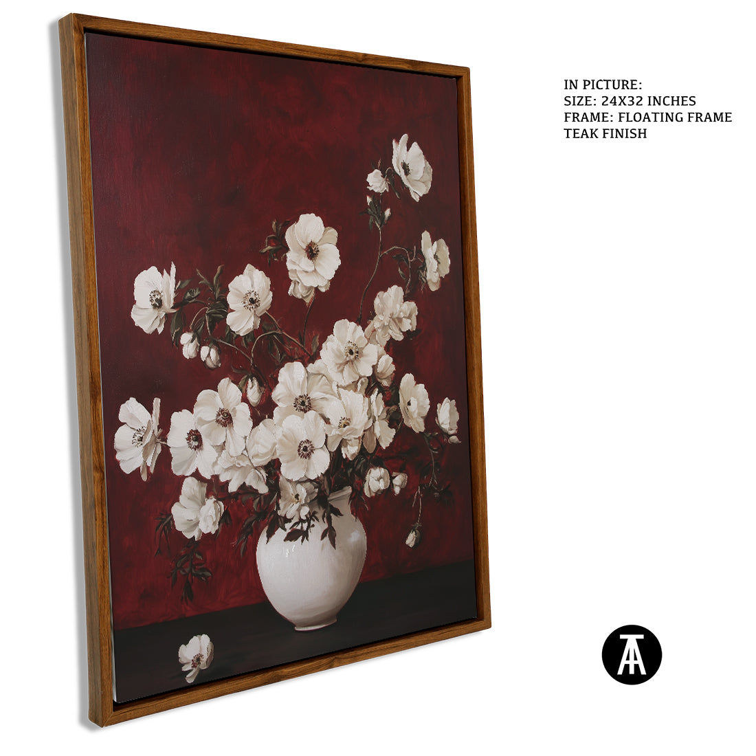 Sample Artwork in Floating Frame