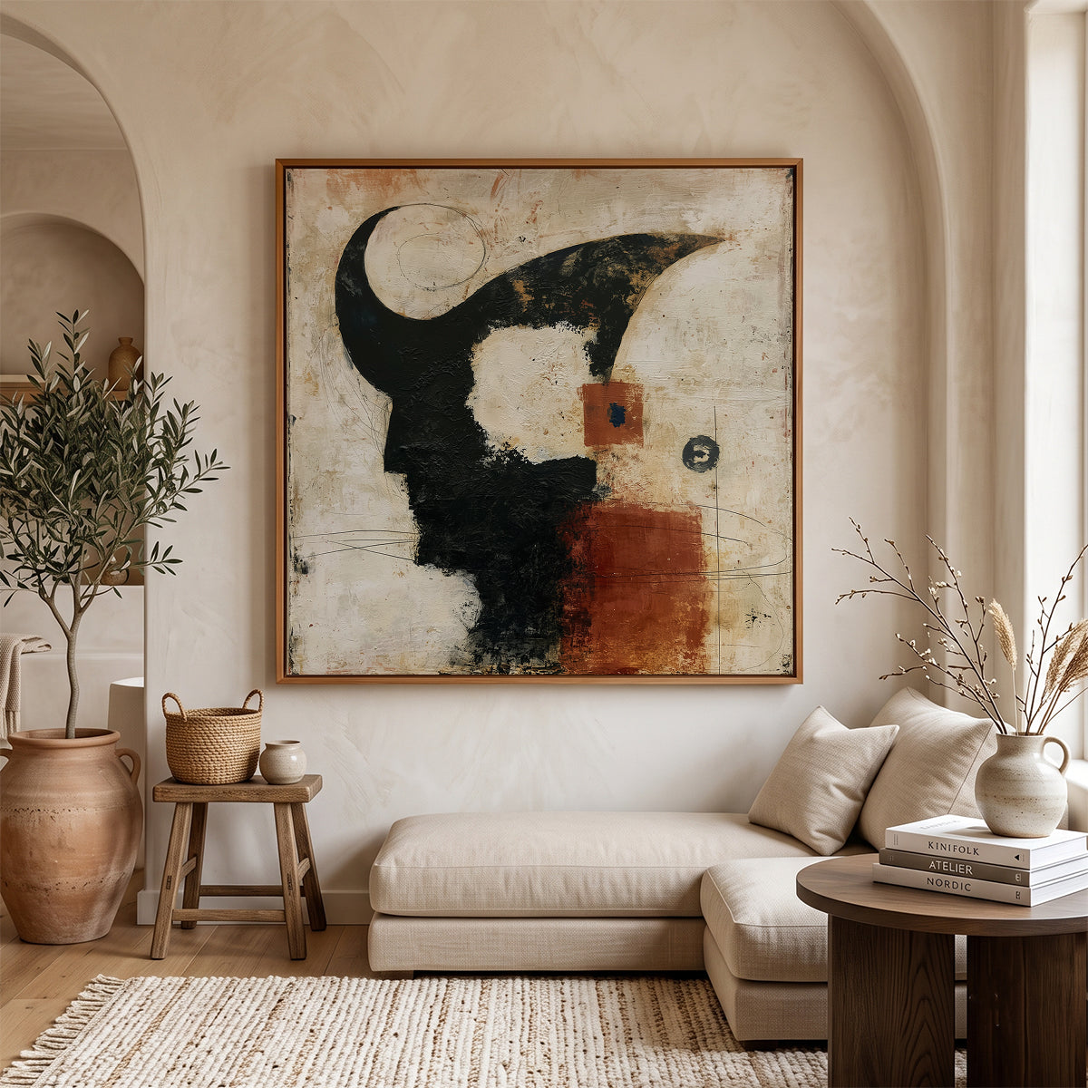 Abstract Art in a Lifestyle Setting