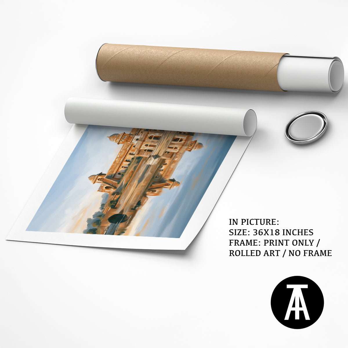 Artwork as Print Only or Rolled Art