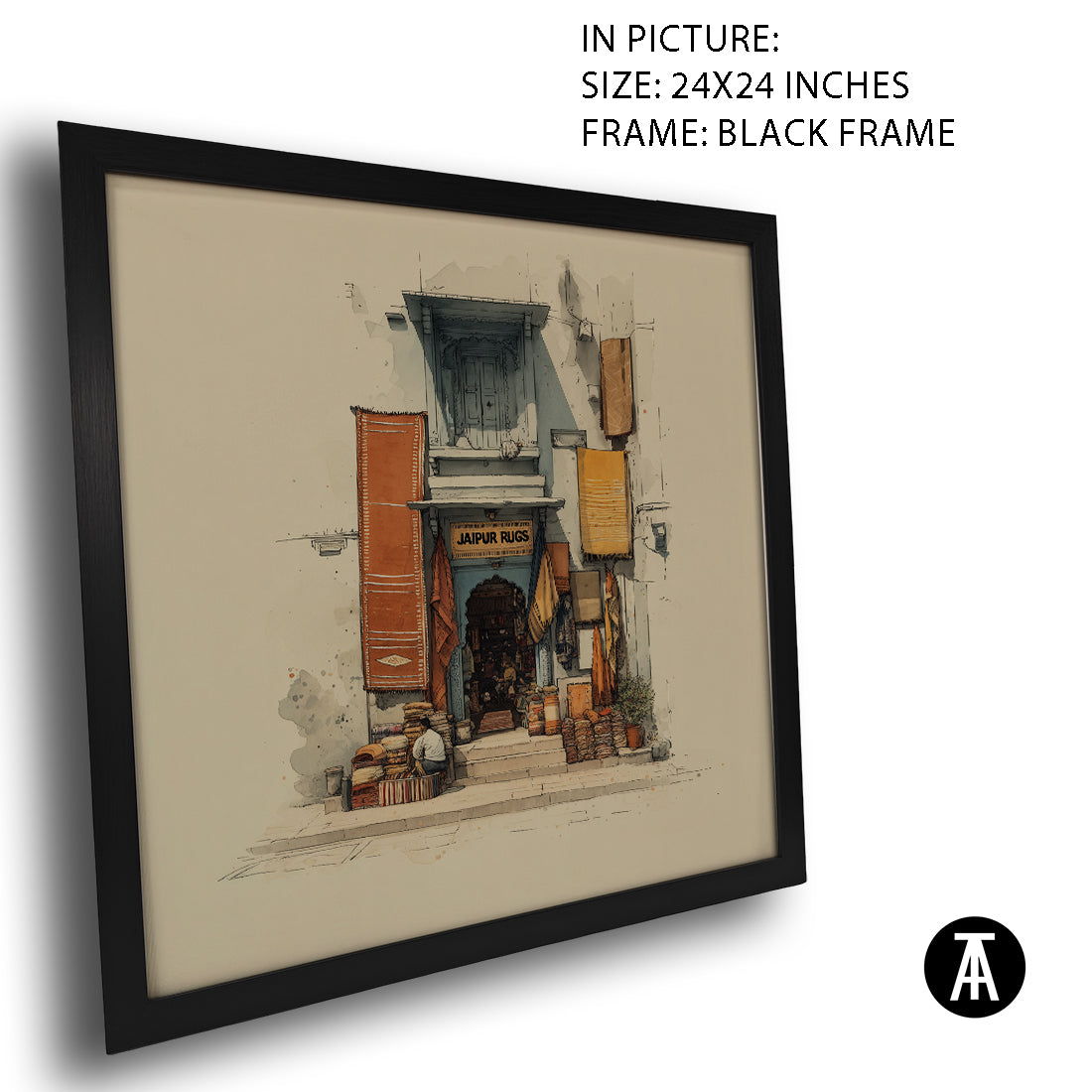 Artwork in Black Frame
