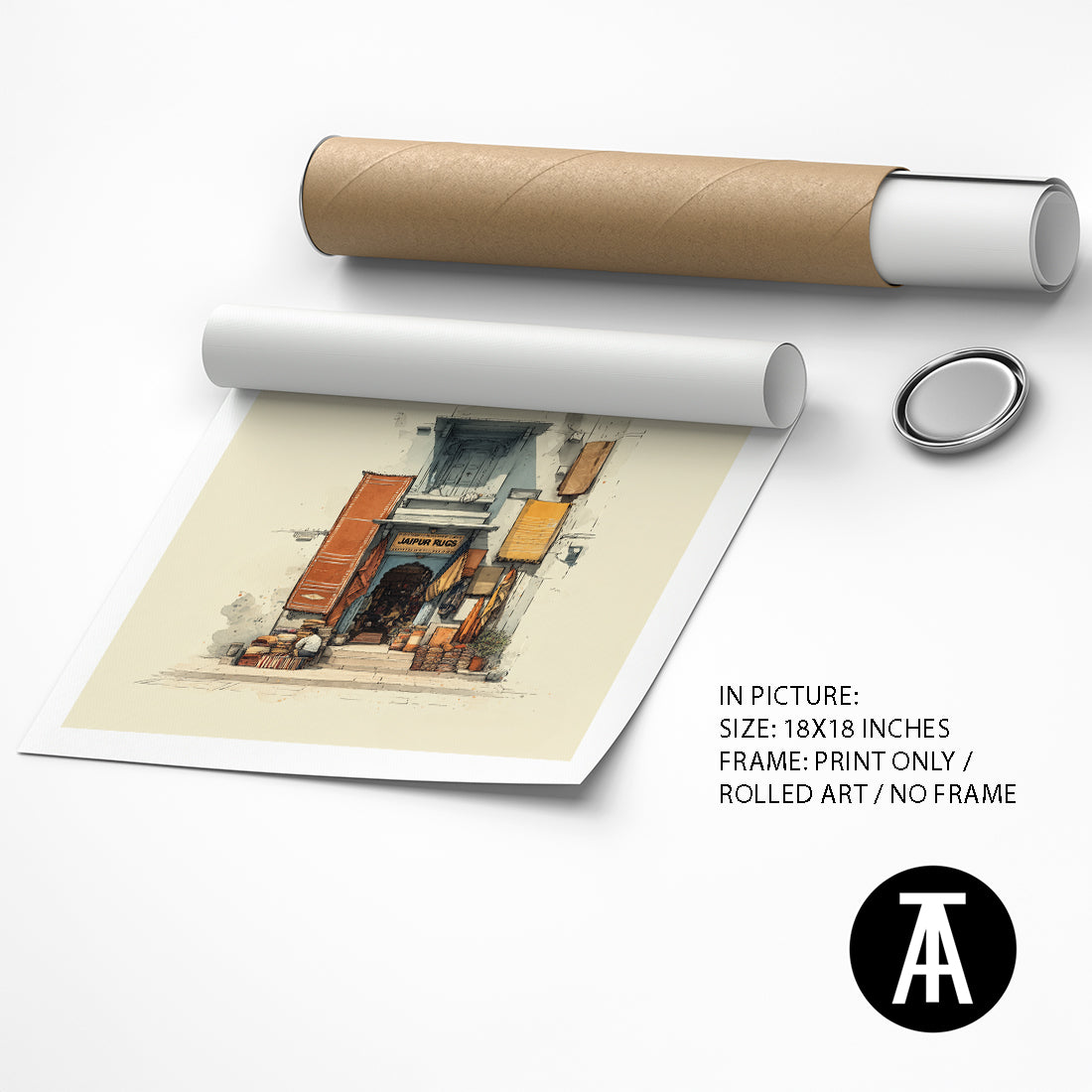 Artwork as Print Only / Rolled Art