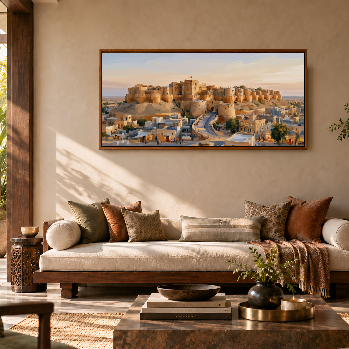Indian Artwork in a Lifestyle Setting