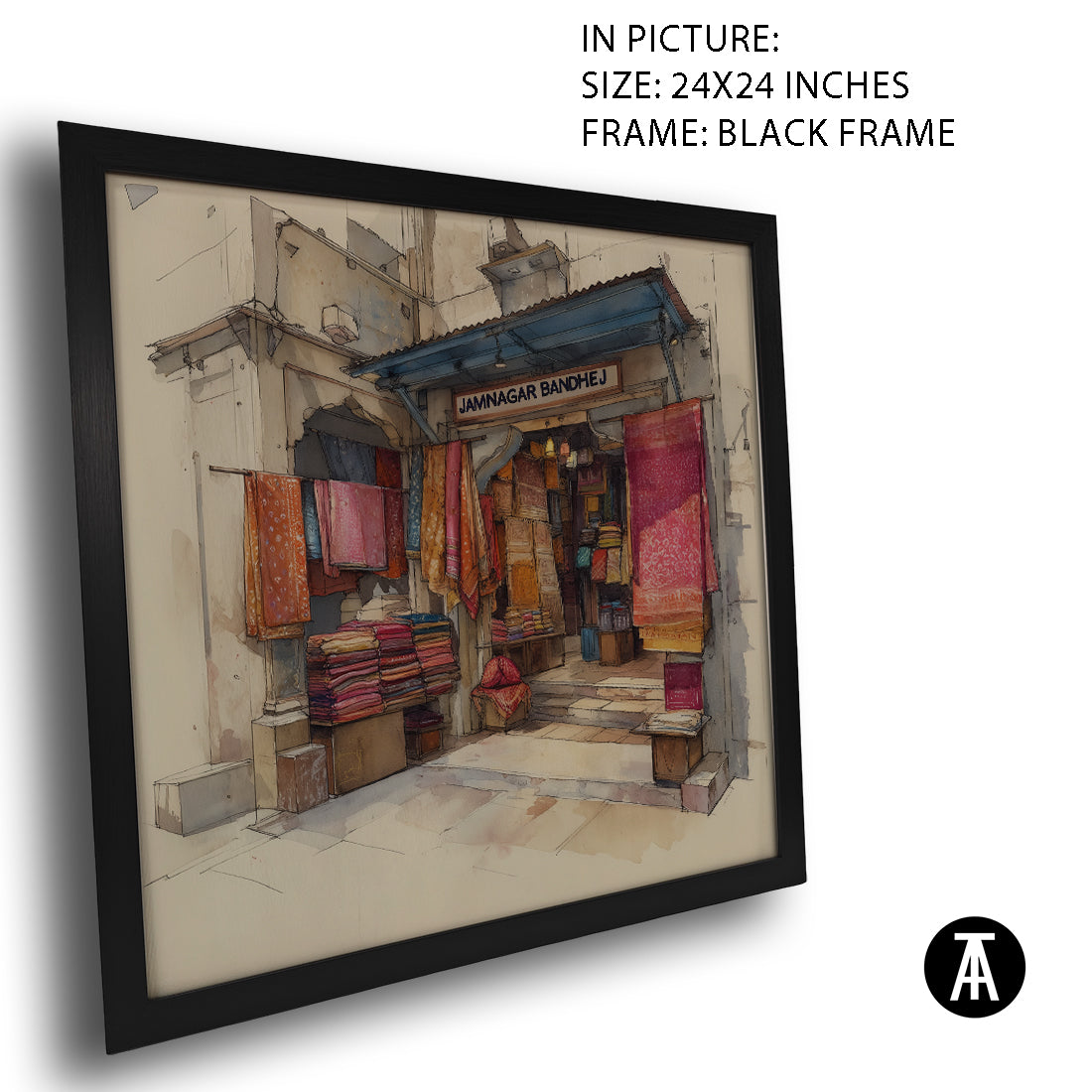 Artwork in Black Frame