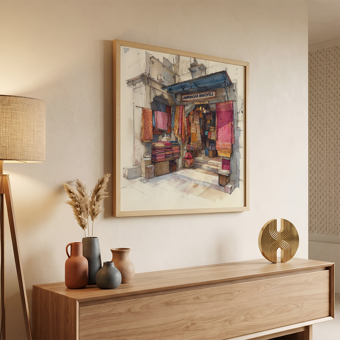 Indian Art in a Lifestyle Setting