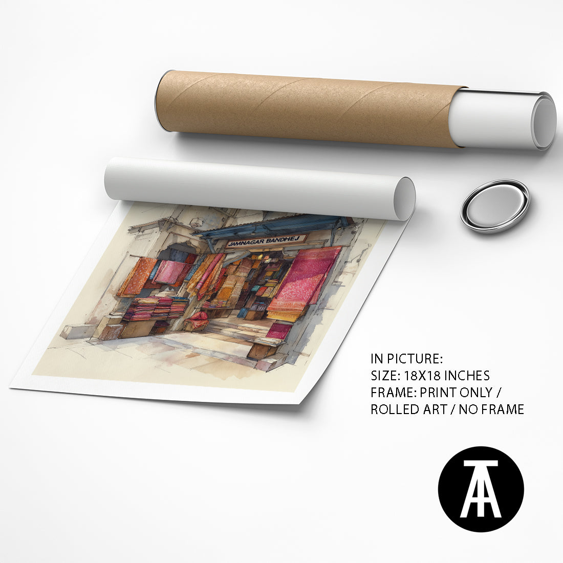 Artwork as Print Only / Rolled Art
