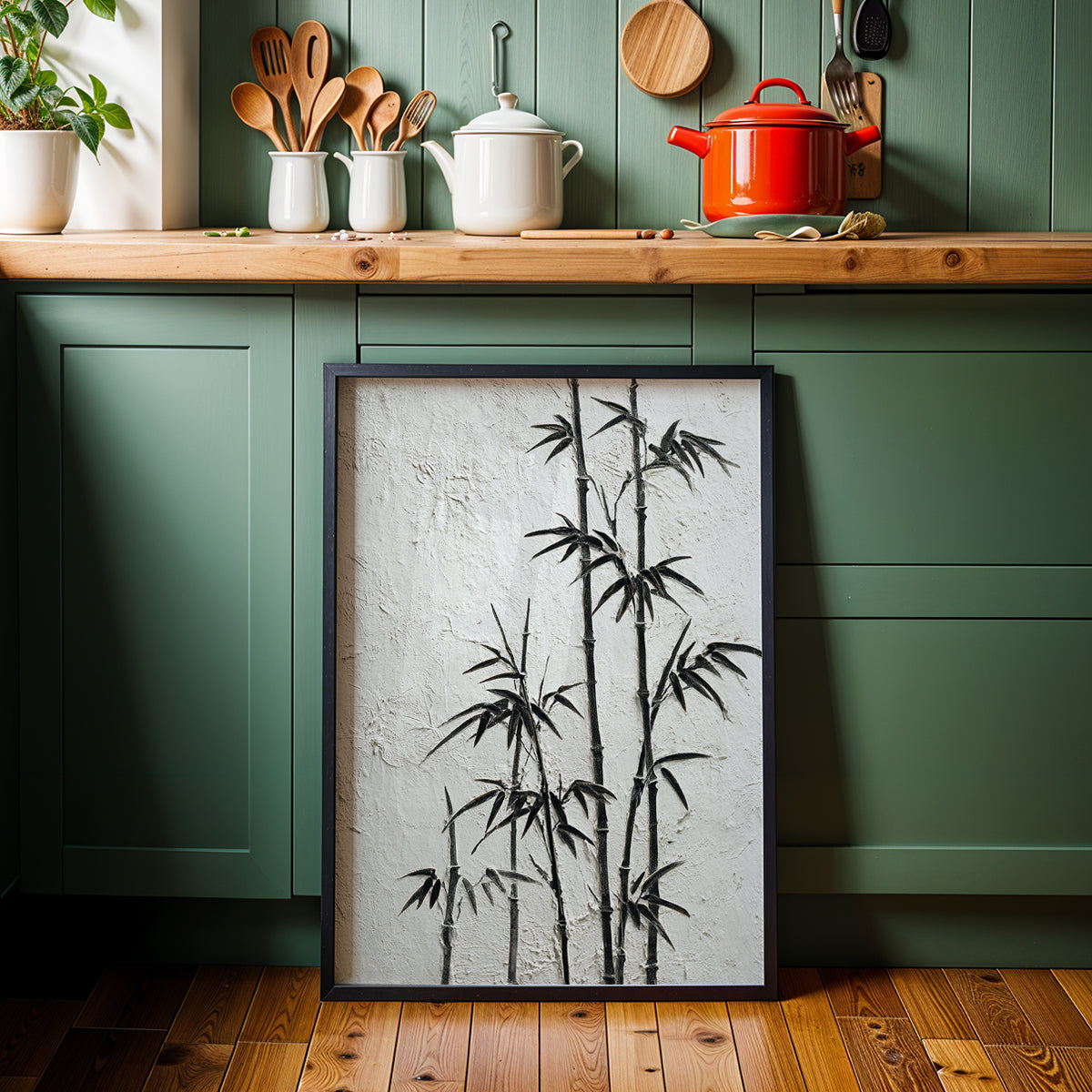 Japanese Artwork in a Lifestyle Setting