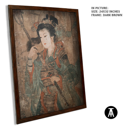 Artwork in Metal Champagne Gold Frame