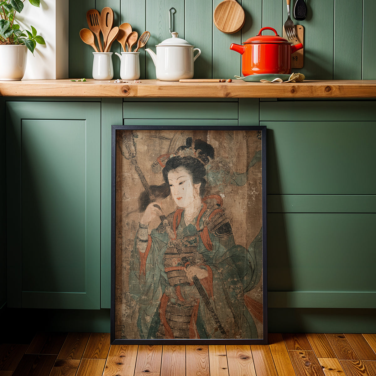 Japanese Artwork in a Lifestyle Setting