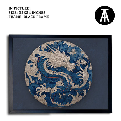 Artwork in Metal Earling Silver Frame