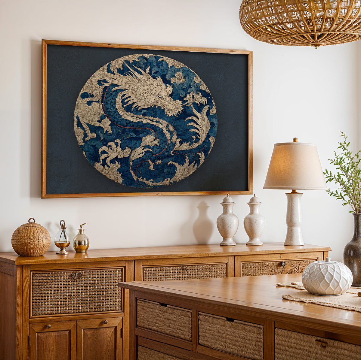 Japanese Painting in a Lifestyle Setting