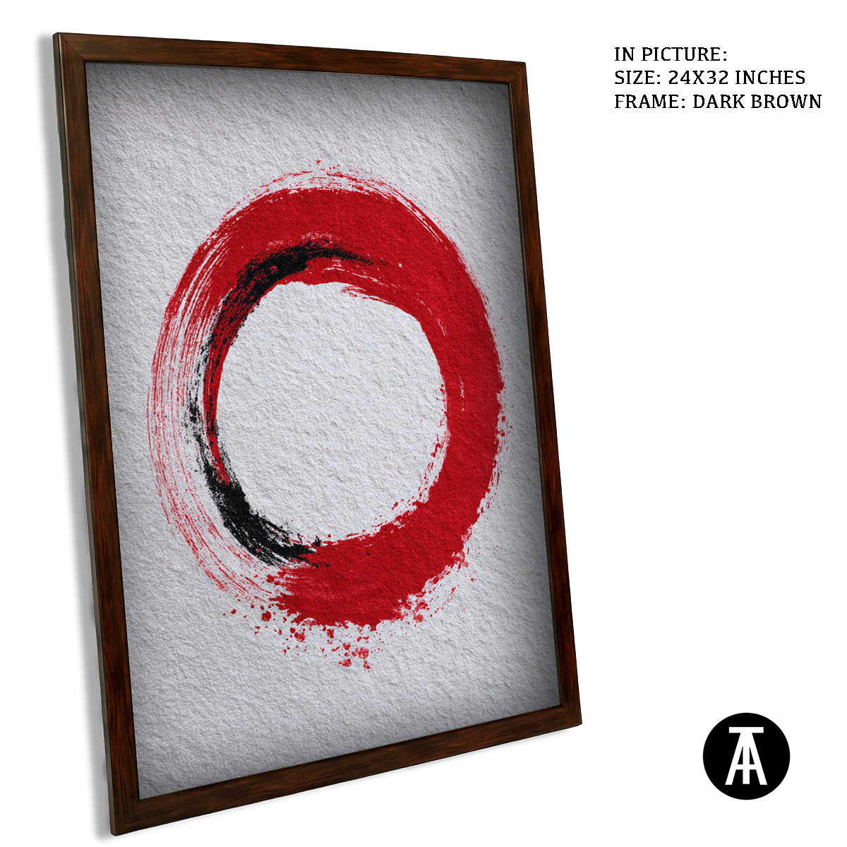 Artwork in Metal Champagne Gold Frame