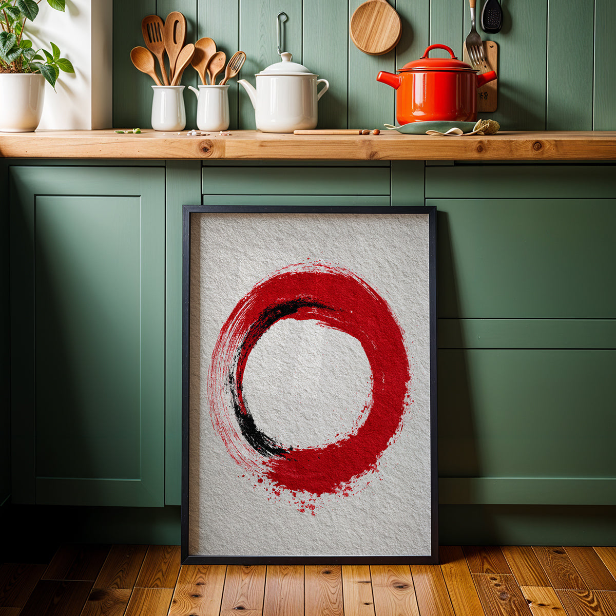 Japanese Artwork in a Lifestyle Setting