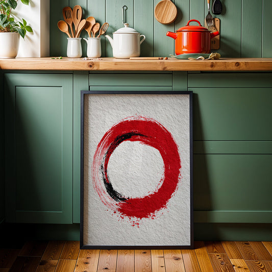 Japanese Artwork in a Lifestyle Setting