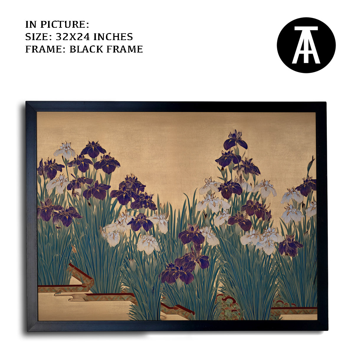 Artwork in Metal Earling Silver Frame