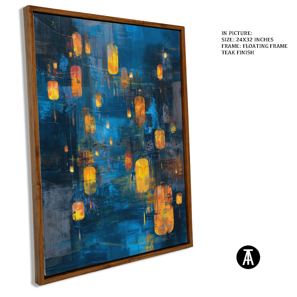 Artwork in Floating Frame