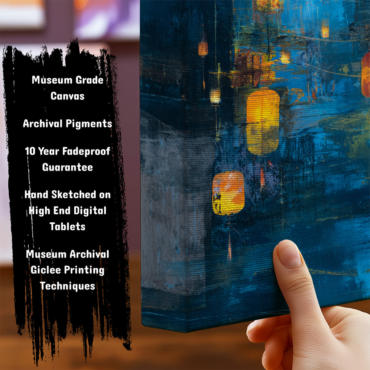 Information about Japanese Canvas Art Print