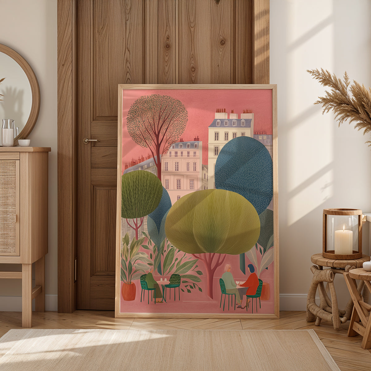 Painting in a Lifestyle Setting