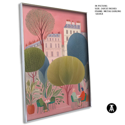 Artwork in Metal Earling Silver Frame