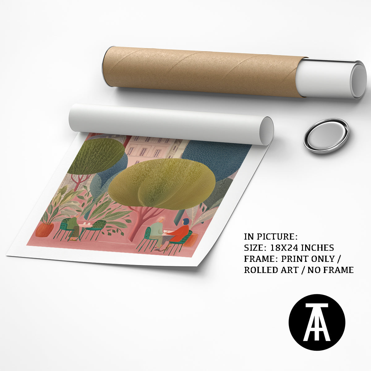 Artwork as Print Only or Rolled Art