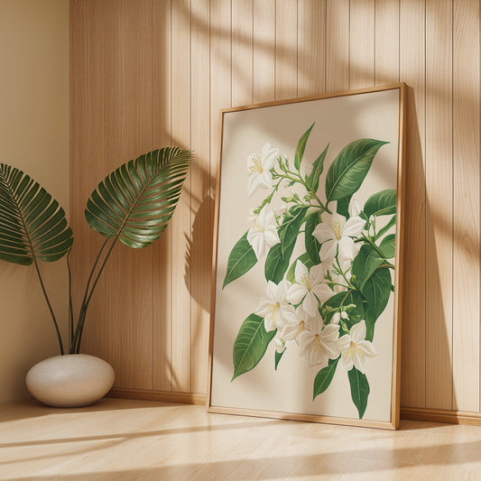 Floral Painting in a Lifestyle Setting