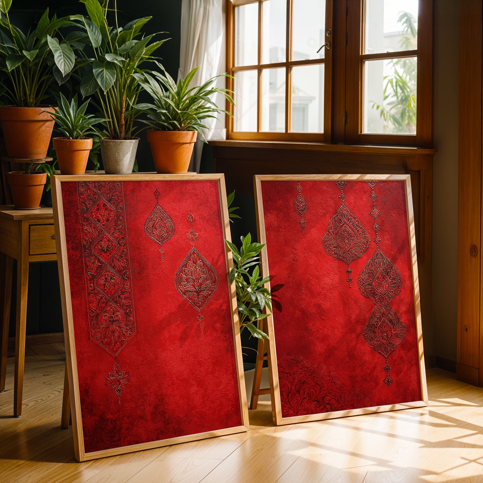 Heritage Indian Painting in a Lifestyle Setting