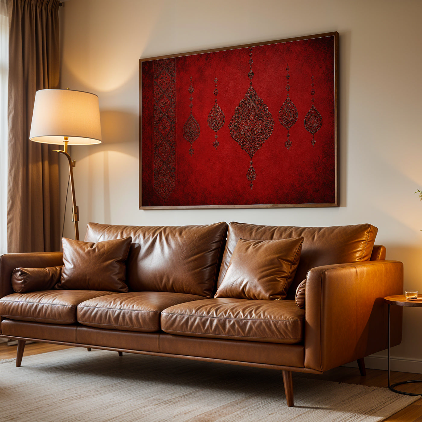 Heritage Indian Painting in a Lifestyle Setting