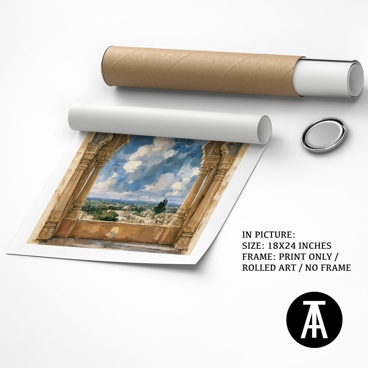 Artwork as Print Only / Rolled Art