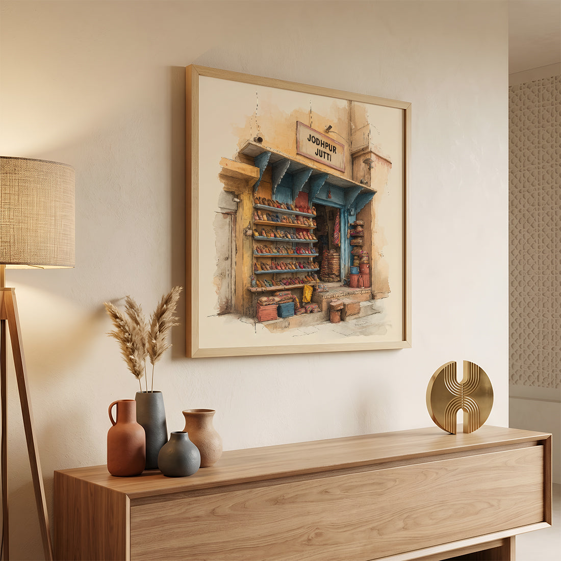 Indian Art in a Lifestyle Setting