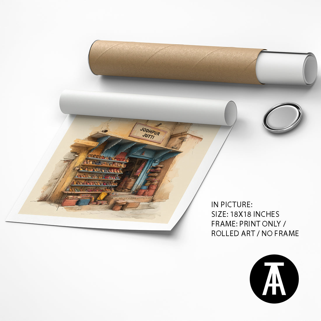 Artwork as Print Only / Rolled Art