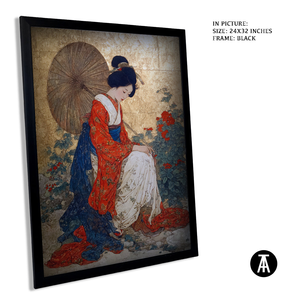 Artwork in Metal Earling Silver Frame