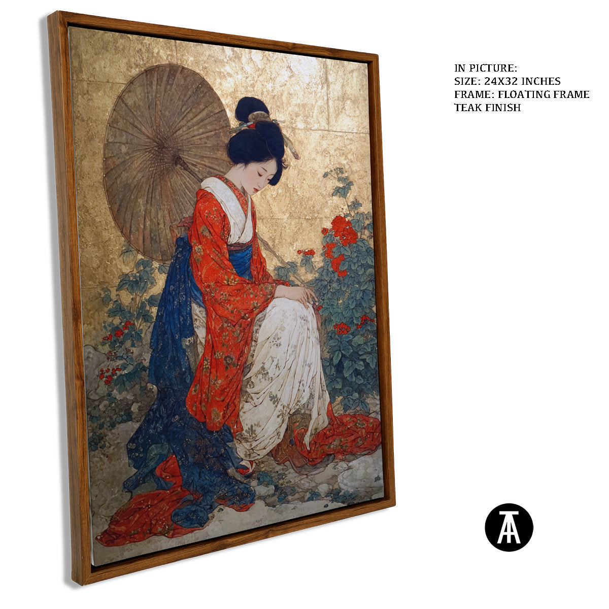 Artwork in Floating Frame